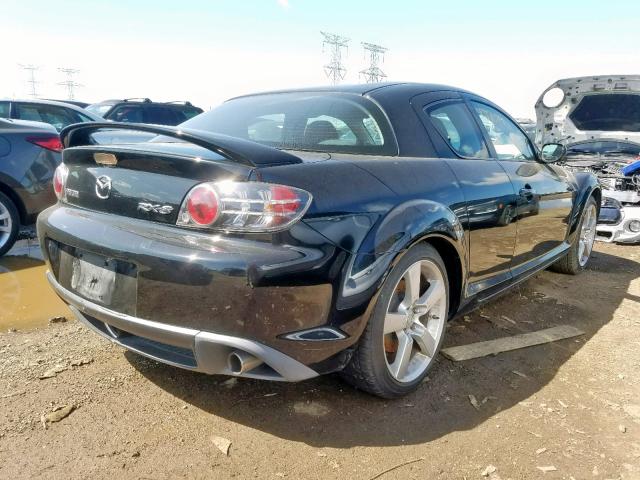 JM1FE173150152958 - 2005 MAZDA RX8 BLACK photo 4