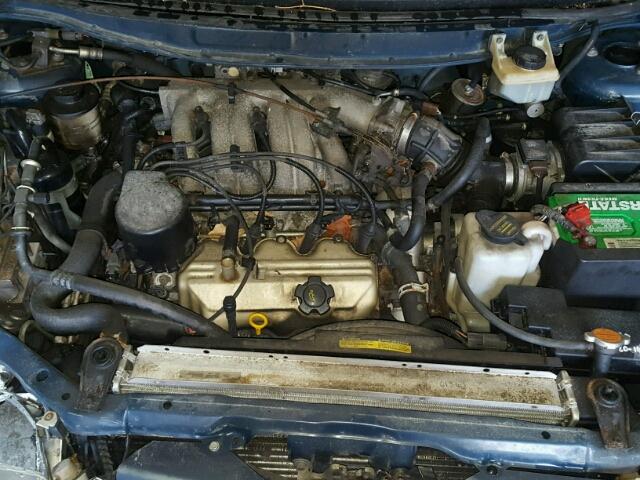 4N2DN1115VD823312 - 1997 NISSAN QUEST XE BLUE photo 7