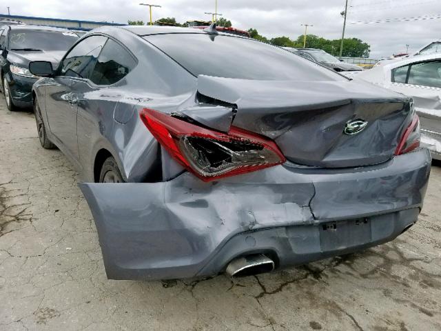 KMHHT6KD1DU112622 - 2013 HYUNDAI GENESIS CO GRAY photo 3