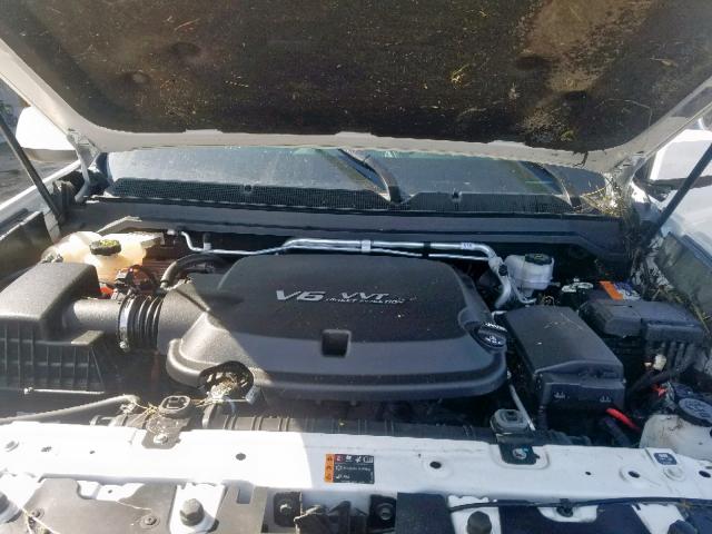 1GCGSCEN2J1308670 - 2018 CHEVROLET COLORADO L WHITE photo 7