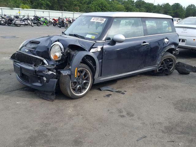 WMWMM33569TP73160 - 2009 MINI COOPER S C BLUE photo 2