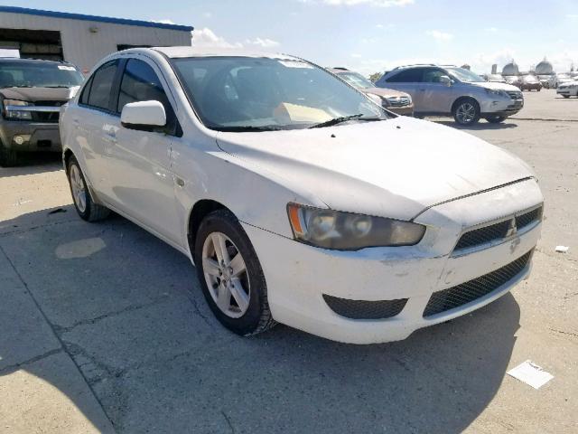 JA3AU26U58U014185 - 2008 MITSUBISHI LANCER ES WHITE photo 1