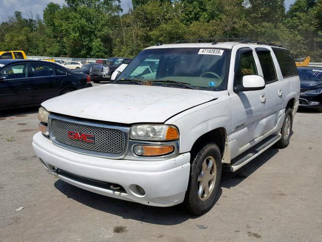 1GKFK66U55J118505 - 2005 GMC YUKON XL D WHITE photo 2