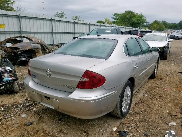 2G4WE587771197236 - 2007 BUICK LACROSSE C SILVER photo 4