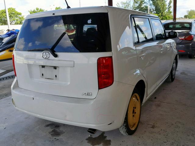 JTLKE50E391073281 - 2009 TOYOTA SCION XB 白色 照片 4