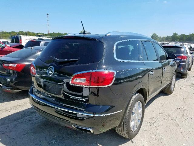 5GAKRBKD9HJ329202 - 2017 BUICK ENCLAVE BLACK photo 4