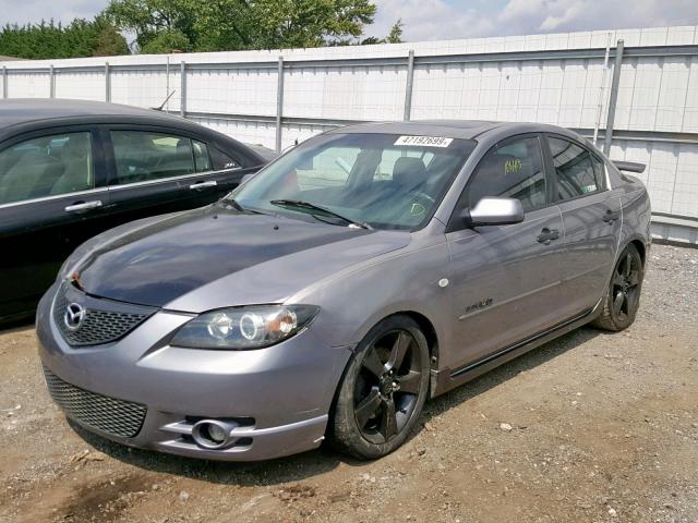 JM1BK323751233080 - 2005 MAZDA 3 S GRAY photo 2