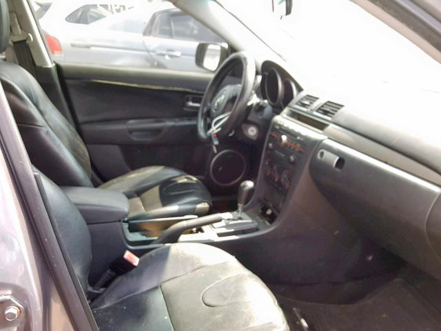 JM1BK323751233080 - 2005 MAZDA 3 S GRAY photo 5