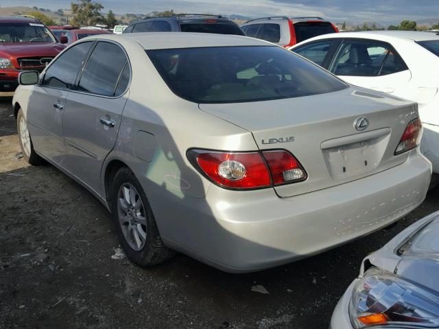 JTHBA30G440008269 - 2004 LEXUS ES 330 BEIGE photo 3