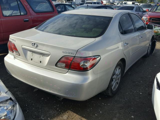 JTHBA30G440008269 - 2004 LEXUS ES 330 BEIGE photo 4