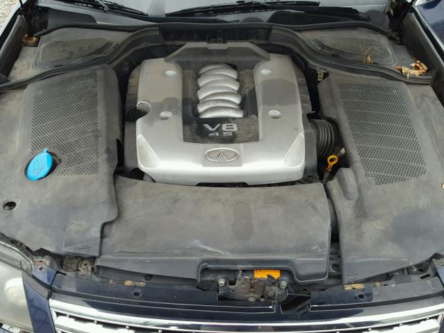 JNKBY01E46M201721 - 2006 INFINITI M45 BASE BLUE photo 7