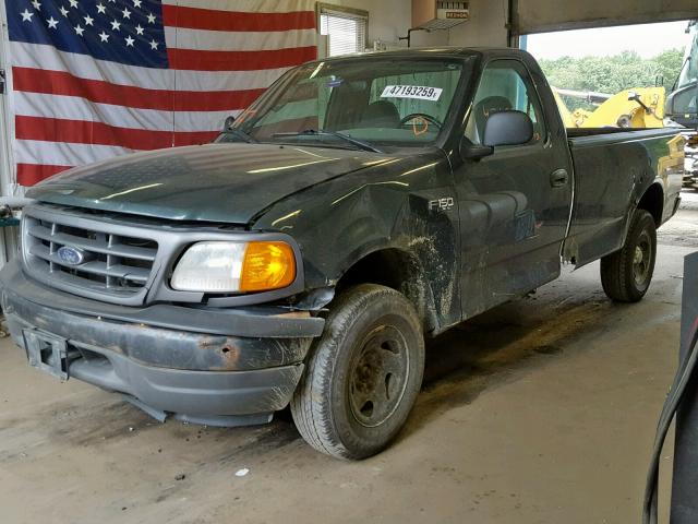 2FTRF18214CA65357 - 2004 FORD F-150 HERI GREEN photo 2