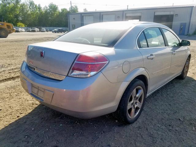 1G8ZS57N77F132447 - 2007 SATURN AURA XE SILVER photo 4