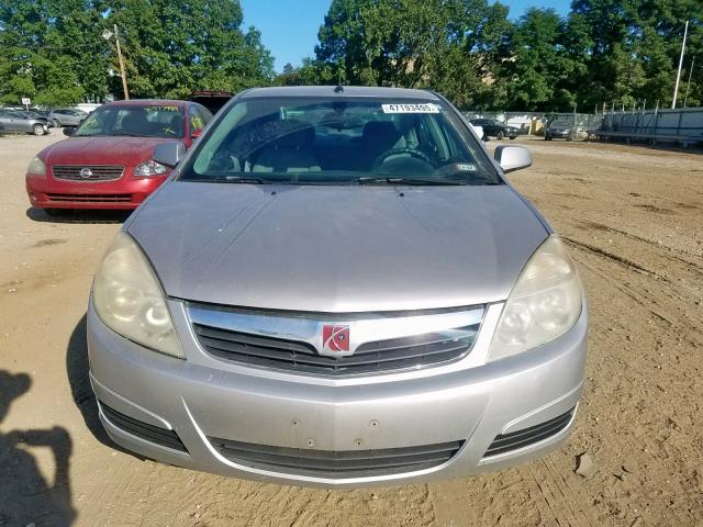 1G8ZS57N77F132447 - 2007 SATURN AURA XE SILVER photo 9