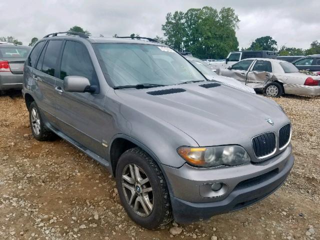 5UXFA13525LY18242 - 2005 BMW X5 3.0I GRAY photo 1