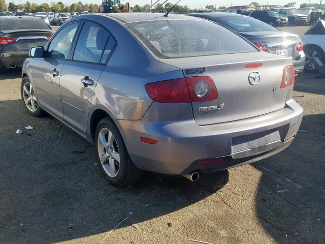 JM1BK32F151235482 - 2005 MAZDA 3 I SILVER photo 3