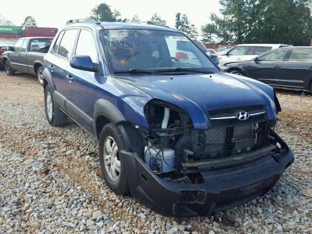 KM8JN12D77U633010 - 2007 HYUNDAI TUCSON SE BLUE photo 1