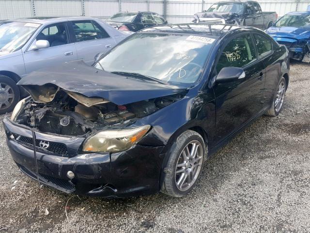 JTKDE177150058016 - 2005 TOYOTA SCION TC შავი ფოტო 2