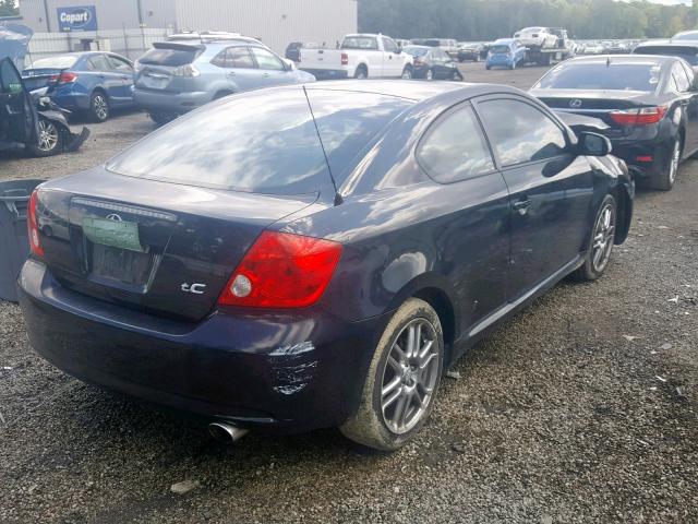 JTKDE177150058016 - 2005 TOYOTA SCION TC შავი ფოტო 4
