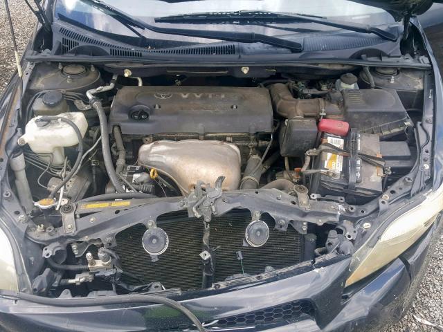 JTKDE177150058016 - 2005 TOYOTA SCION TC შავი ფოტო 7