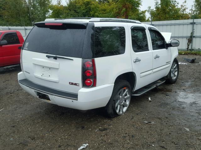 1GKFK63867J355109 - 2007 GMC YUKON DENA WHITE photo 4