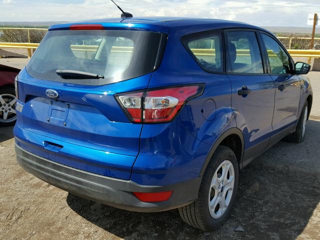 1FMCU0F72JUB86734 - 2018 FORD ESCAPE S BLUE photo 4