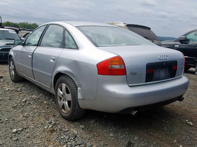 WAULT64B73N065922 - 2003 AUDI A6 3.0 QUA SILVER photo 3