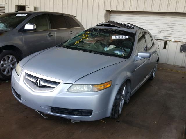 19UUA66285A021711 - 2005 ACURA TL SILVER photo 2