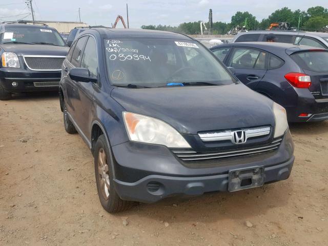 5J6RE48708L030394 - 2008 HONDA CR-V EXL BLACK photo 1