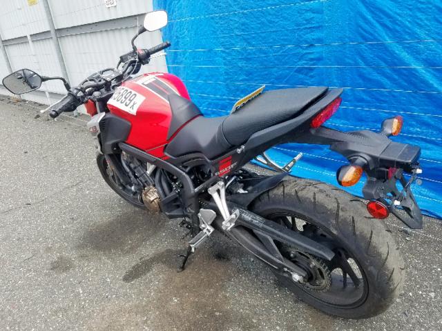 MLHRC7551J5000036 - 2018 HONDA CB650 FA RED photo 3