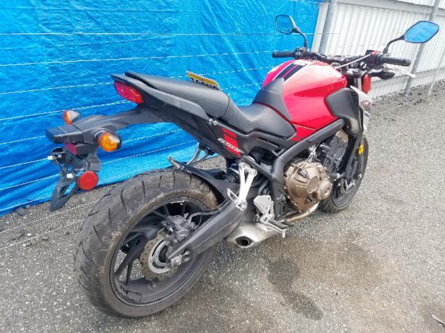 MLHRC7551J5000036 - 2018 HONDA CB650 FA RED photo 4