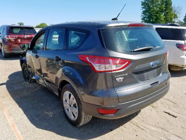 1FMCU0F77FUA22127 - 2015 FORD ESCAPE S GRAY photo 3