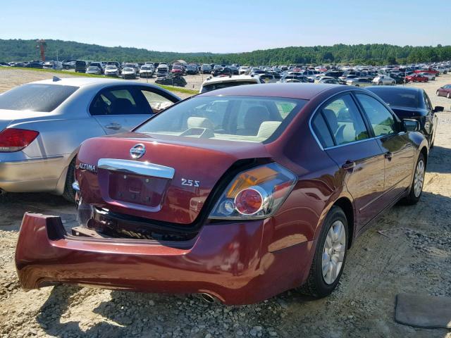 1N4AL2AP9BC170111 - 2011 NISSAN ALTIMA BAS BURGUNDY photo 4