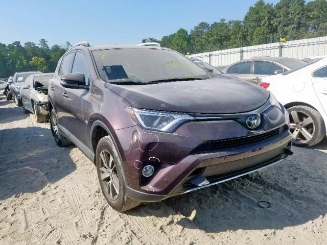 2T3WFREVXJW443870 - 2018 TOYOTA RAV4 ADVEN MAROON photo 1