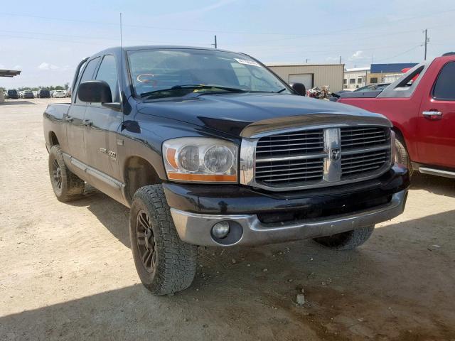 1D7HU18206S705340 - 2006 DODGE RAM 1500 S BLACK photo 1