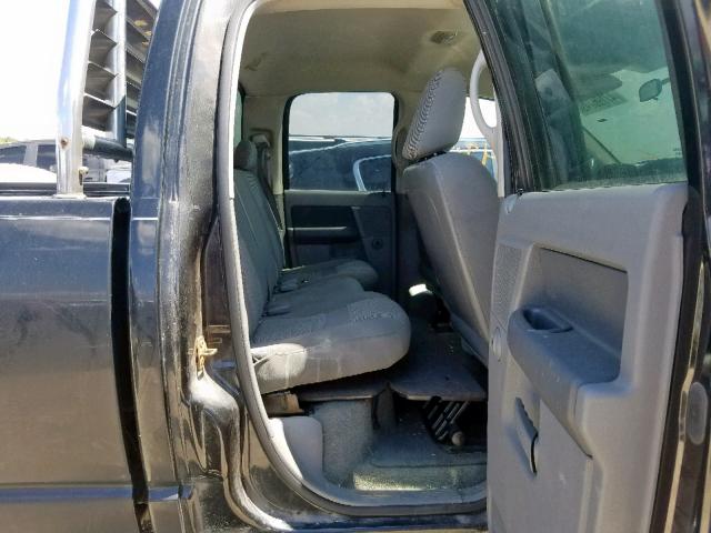 1D7HU18206S705340 - 2006 DODGE RAM 1500 S BLACK photo 6