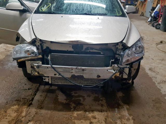 1G1ZC5E00CF189652 - 2012 CHEVROLET MALIBU 1LT BEIGE photo 9