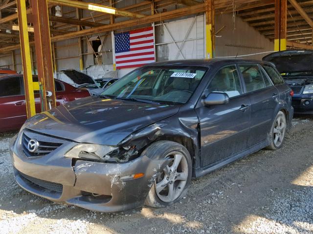 1YVFP82D545N86833 - 2004 MAZDA 6 S BLUE photo 2