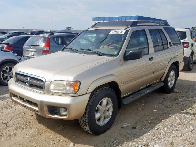 JN8DR09Y32W712376 - 2002 NISSAN PATHFINDER GOLD photo 2