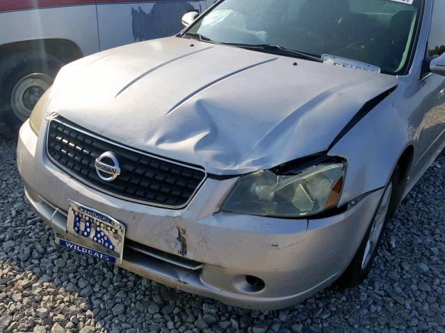 1N4BL11D26C124582 - 2006 NISSAN ALTIMA SE SILVER photo 9