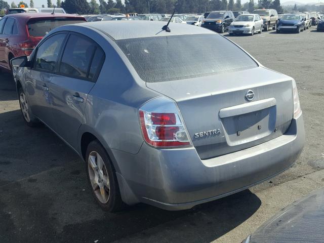 3N1AB61EX8L674315 - 2008 NISSAN SENTRA 2.0 GRAY photo 3