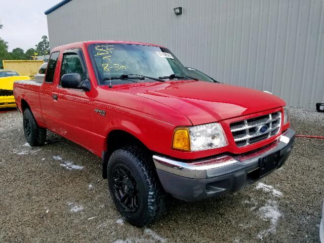 1FTYR14U32TA00376 - 2002 FORD RANGER SUP RED photo 1