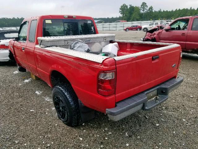 1FTYR14U32TA00376 - 2002 FORD RANGER SUP RED photo 3