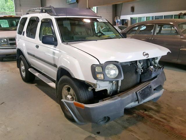 5N1ED28T04C655473 - 2004 NISSAN XTERRA XE WHITE photo 1