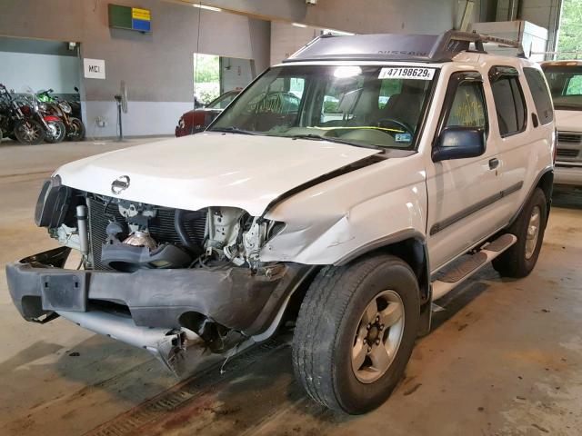 5N1ED28T04C655473 - 2004 NISSAN XTERRA XE WHITE photo 2