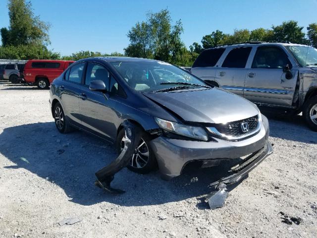 19XFB2F90DE004178 - 2013 HONDA CIVIC EXL 灰色 照片 1