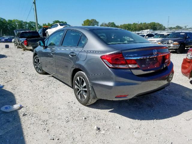 19XFB2F90DE004178 - 2013 HONDA CIVIC EXL 灰色 照片 3