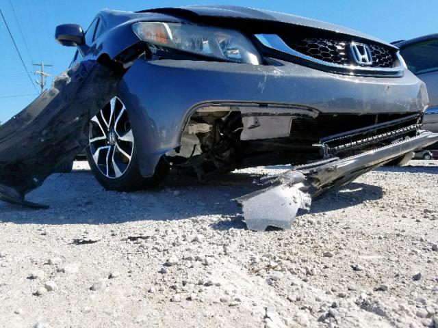 19XFB2F90DE004178 - 2013 HONDA CIVIC EXL 灰色 照片 9