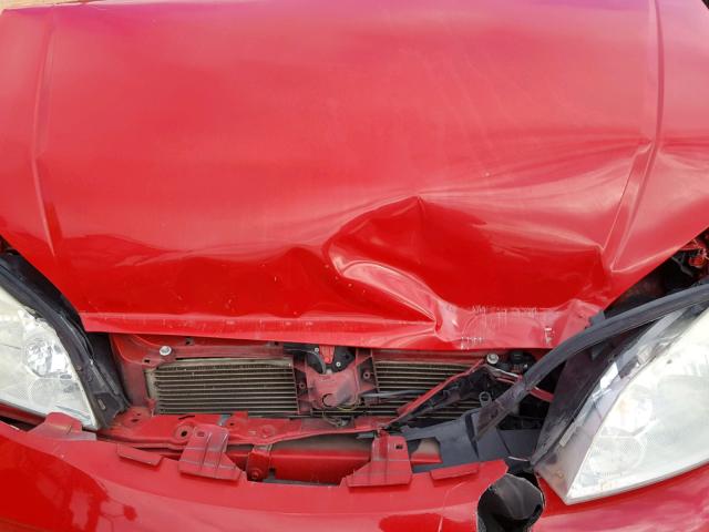 1FAFP34N46W163565 - 2006 FORD FOCUS ZX4 RED photo 7