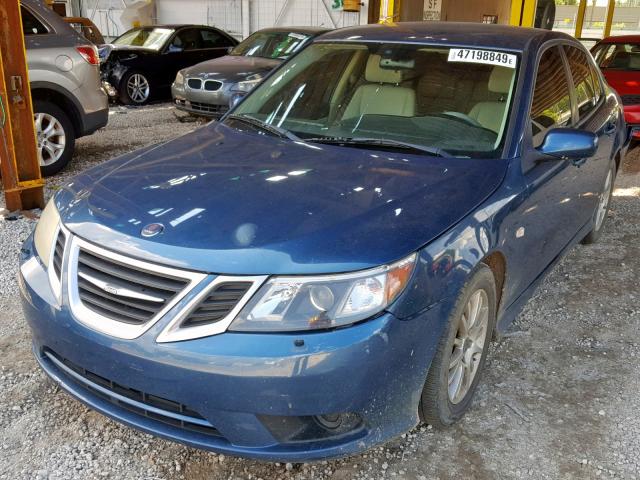 YS3FB49Y181101888 - 2008 SAAB 9-3 2.0T BLUE photo 2